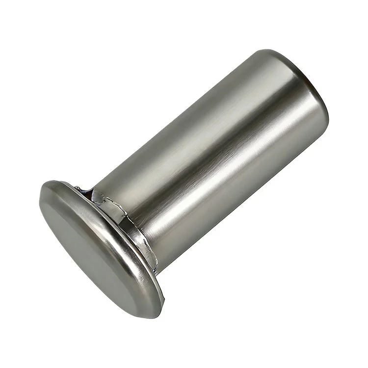 Rivet en acier massif à tête plate pour fixation industrielle