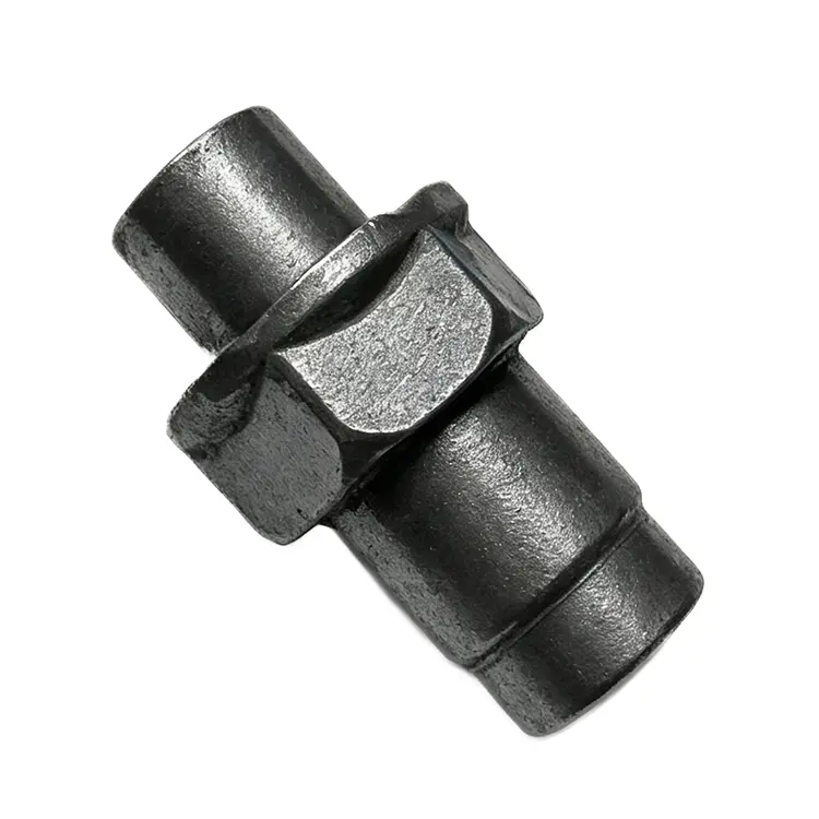 Raccord cannelé pour tuyau hexagonal en acier forgé à froid